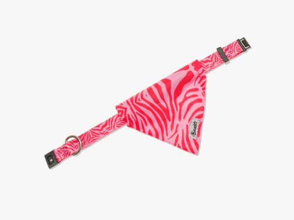 Bandana Chat Pink Zebra - Taille unique
