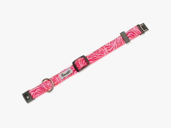 Collier Chat Pink Zebra - Taille unique